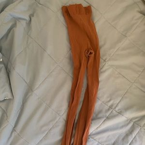Pumpkin Orange Tights